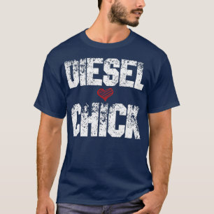 Womens Diesel Chick    TruckerTruck Drivers Gift T Shirt
