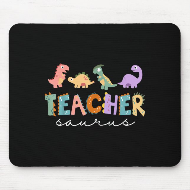 Womens Dinosaur Teacher Teachersaurus Rex Funny Di Musmatta (Framsidan)