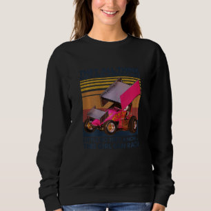 Womens Dirt Track Tävla Hon är en Söt Ansikte. T Shirt