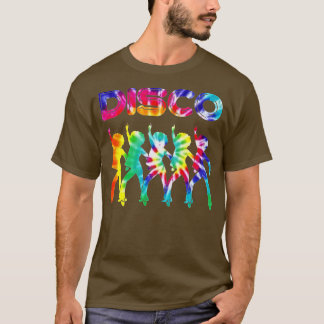 Womens Disco Thome Tie Dye Dancing T Shirt
