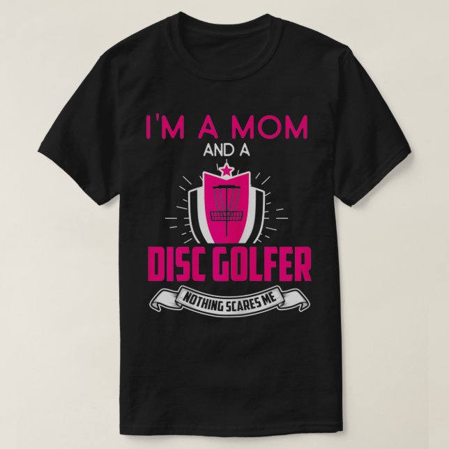Womens Disk Golf Mamma Funny Mor Disk Golfing Sp T Shirt (Design framsida)