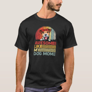 Womens Distress Jack Russell Terrier Tee Fantastis