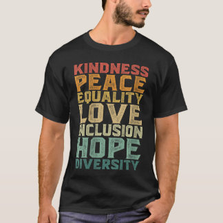 Womens Diversity Inclusion Equality Black History  T Shirt