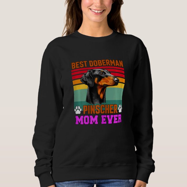 Womens Doberman Dog Pet Owner   Best Doberman Pins T Shirt (Framsida)