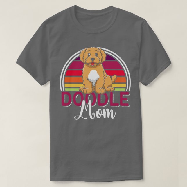 Womens Doodle Mamma Labradoodle Goldendoodle 10 T Shirt (Design framsida)