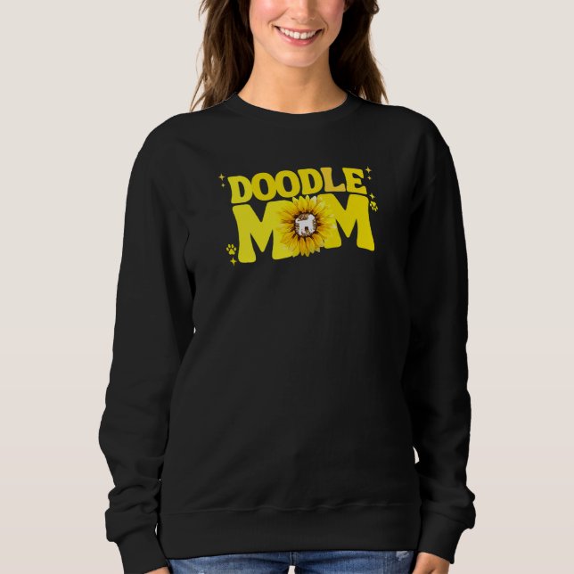 Womens Doodle Mom Labradoodle Bernedoodle Goldendo T Shirt (Framsida)