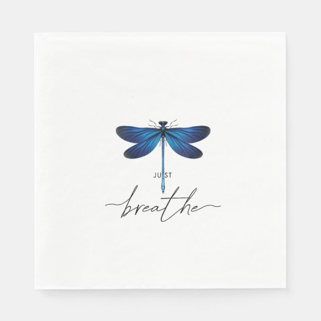 Womens Dragonfly Tattoodesign Sommarbrygga Pappersservett (Framsidan)