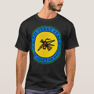 Womens DUBBLA SIDED Choctaw Nation Flagga Choctaw T Shirt
