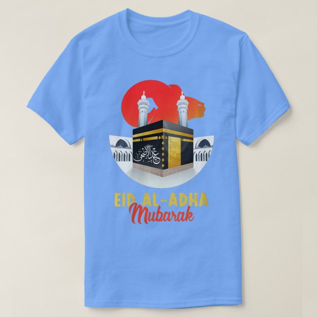 Womens Eid Al Adha Mubarak Kareem Funny Lycklig Ei T Shirt (Design framsida)