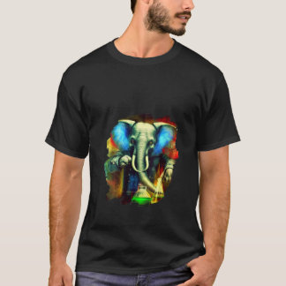 Womens Elephant Mad Scientist Mixing Chemicals Che T Shirt