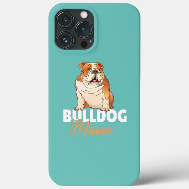 Womens English Bulldog Mamma Cute Hund älskare Mam (Baksida)