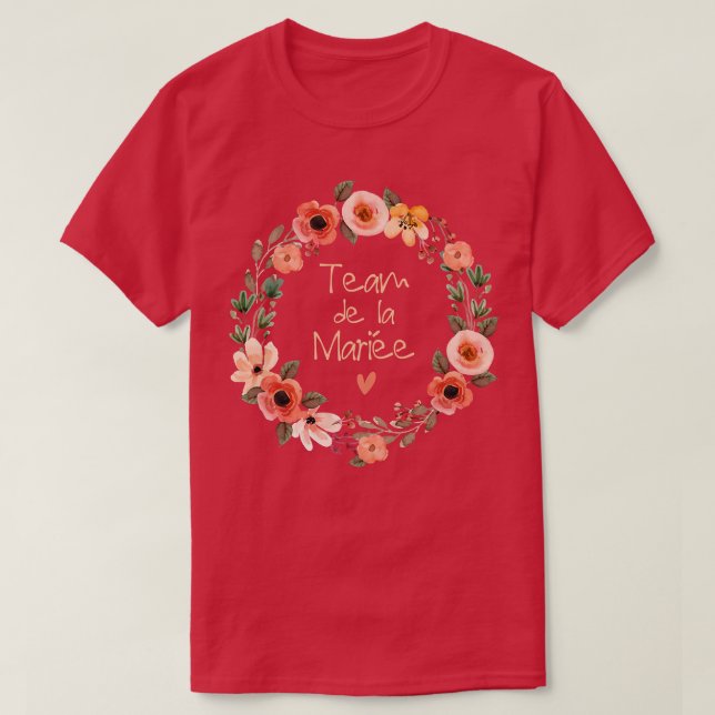 Womens EVJF Personalised Team Bride Bride Crown Te T Shirt (Design framsida)