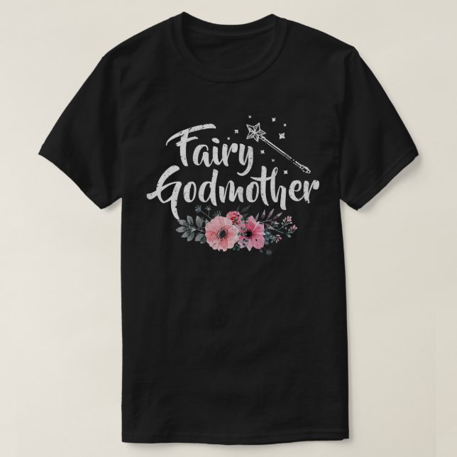 Womens Fairy Godmor Flowers Godmamma Gud Mor G T Shirt (Design framsida)
