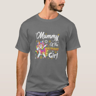 Womens Fantastisk Dabbing Unicorn Birthday Mummy F T Shirt