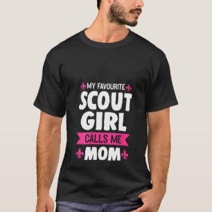 Womens Favorite Scout Girl kallar mig Mamma Scout T Shirt