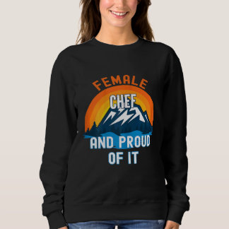 Womens Female Chef And Proud Of It T Shirt