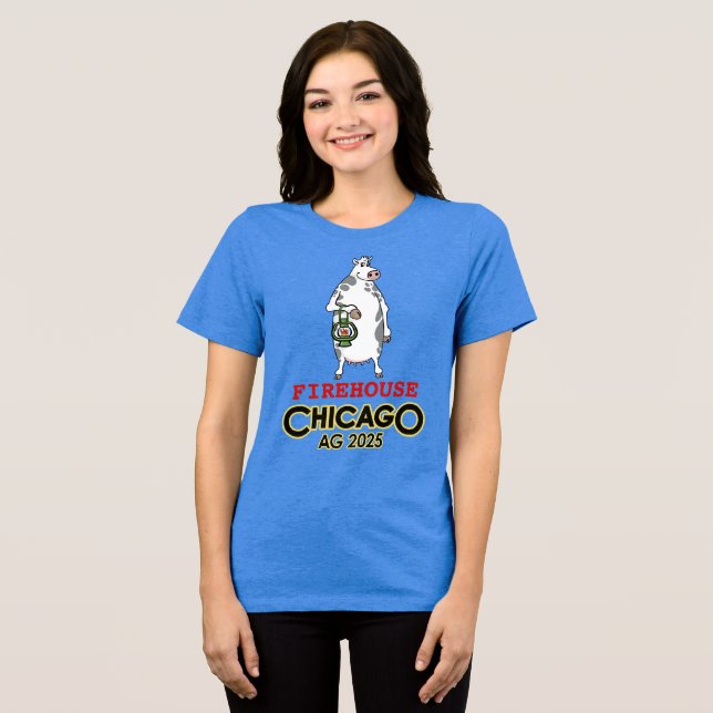 Women's Firehouse på Chicago Daisy Tee (Framsida Full)