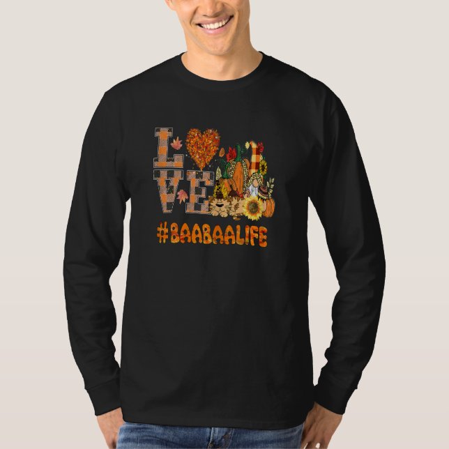 Womens First Mom Now Grandma World's Best Baabaa E T Shirt (Framsida)