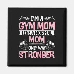 Womens Fitness Muscle Workout Exercise Gym Mamma B Magnet