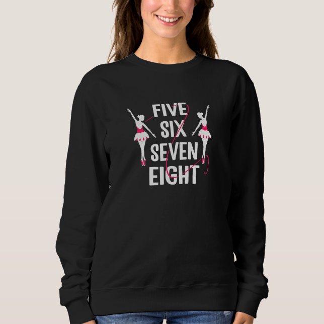 Womens Five six seven eight ballet dancer T Shirt (Framsida)