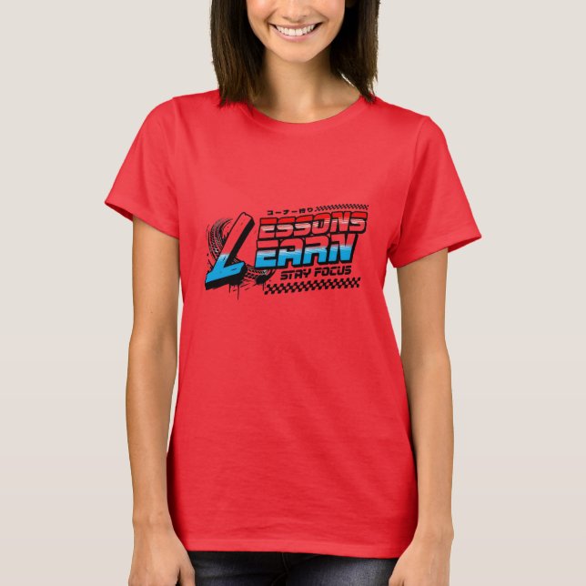WOMEN'S FOCUS LESSONS LEARN T SHIRT  (Framsida)
