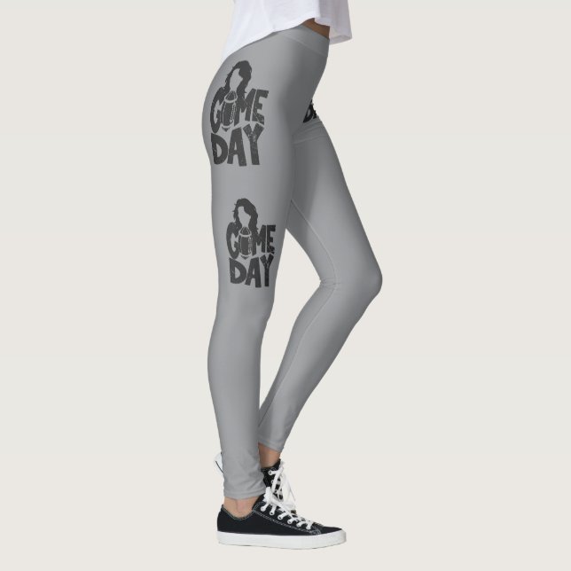 Women's Football Gameday Grey Leggings (Höger)