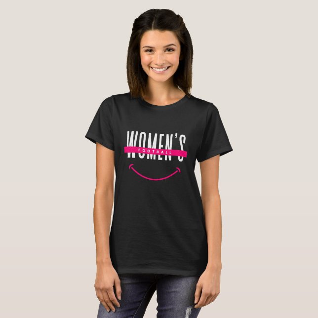 Women's Football T Shirt (Hel framsida)