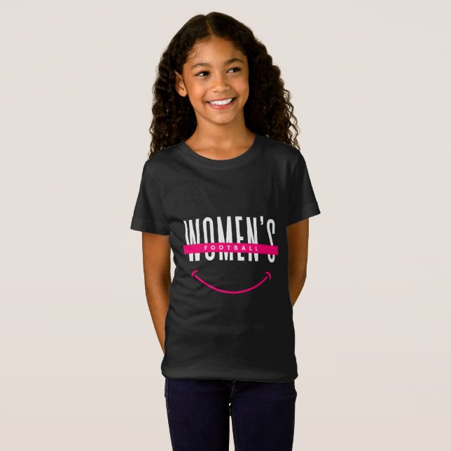 Women's Football T Shirt (Hel framsida)