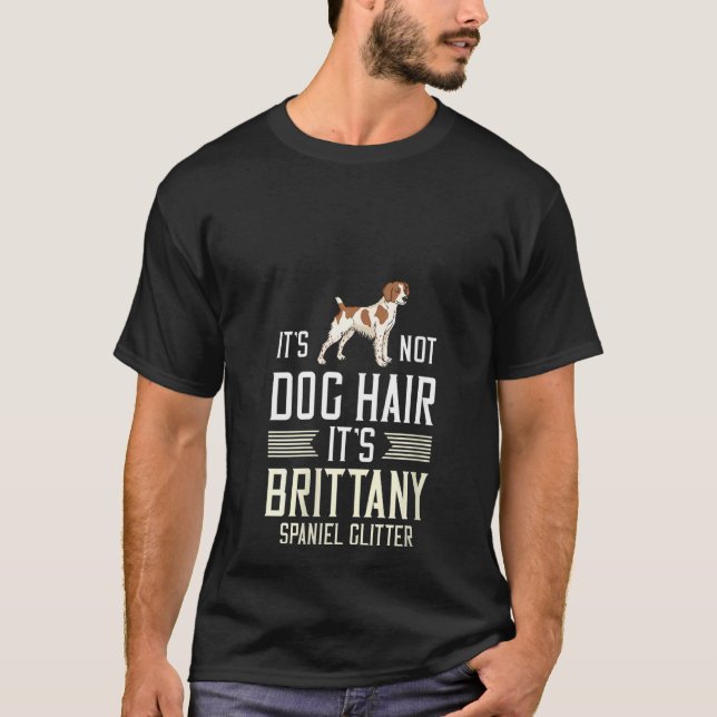 Womens Fransk Brittany Spain Puppies Owner T Shirt (Framsida)
