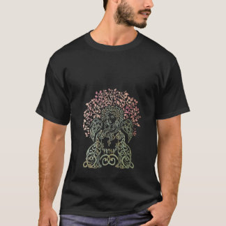 Womens Freya Goddess Freyja Viking Norse Myth Yggd T Shirt
