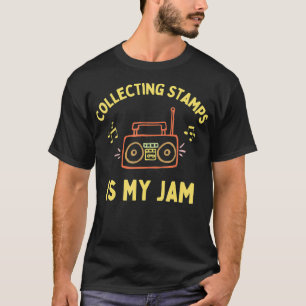 Womens Frimärke Collector Funny Frimärke Collectio T Shirt