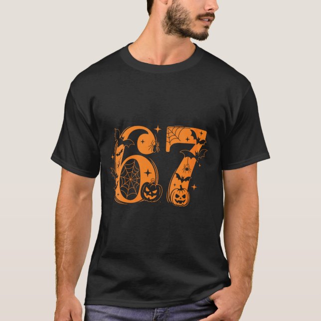 Womens Fun Six Seven 6 7 Meme Design Couples Hallo T Shirt (Framsida)