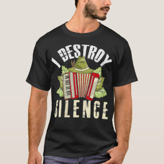 Womens Funny Accordion Musician Polka Music Polka T Shirt