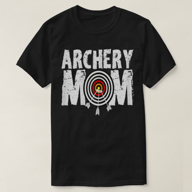 Womens Funny Archery Mamma Archery Shooter Bow Hun T Shirt (Design framsida)