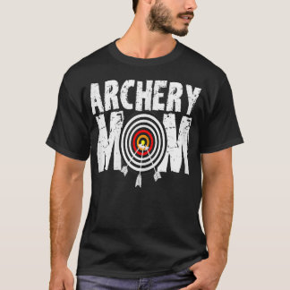 Womens Funny Archery Mamma Archery Shooter Bow Hun T Shirt