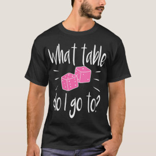 Womens Funny Bunco Player ger Bord Dice Gam T Shirt