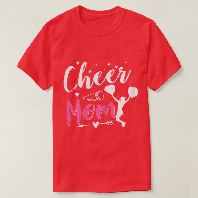 Womens Funny Cheerlead Mamma Cheer Mamma - 2 T Shirt (Design framsida)