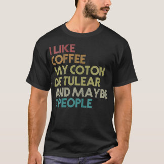 Womens Funny Coton De Tulear Hundägare Coffee Kärl T Shirt