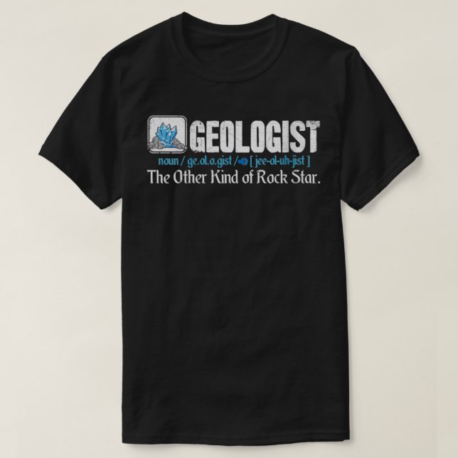 Womens Funny Geology Geologist Definition Gift Geo T Shirt (Design framsida)