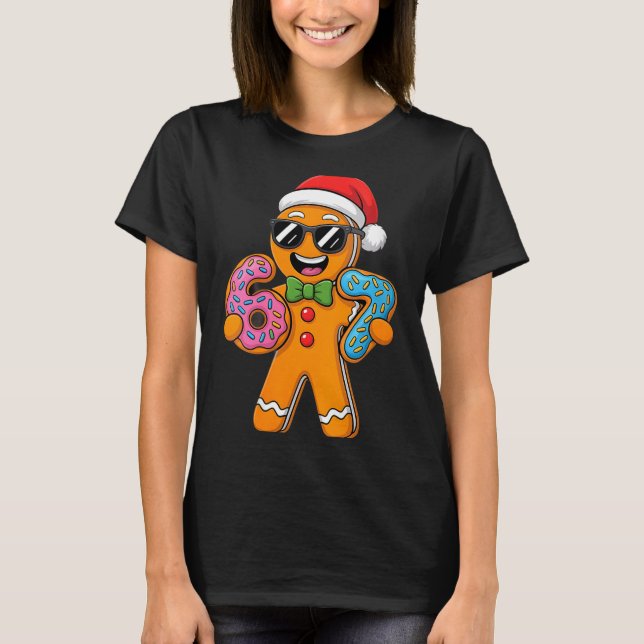 Womens Funny Gingerbread Six Seven 67 Ice Cream Ch T Shirt (Framsida)