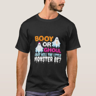 Womens Funny Halloween Booy eller Ghoul Ghost Mons T Shirt