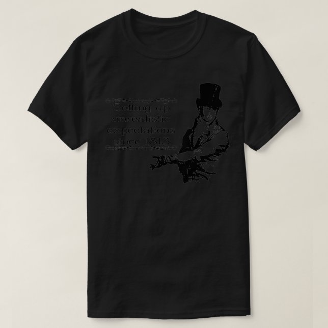 Womens Funny Jane Austen Mr T Shirt (Design framsida)
