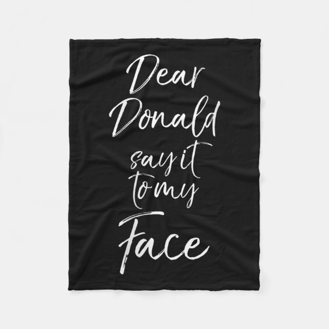Womens Funny Kamala Harris Quote Cute Bästa Donald Fleecefilt (Framsidan)