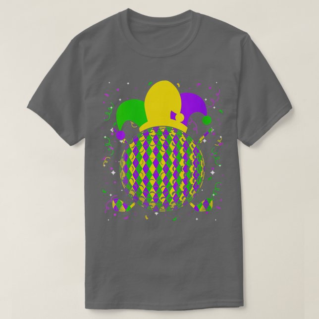 Womens Funny Mardi Gras Costume Golf Parad Carniv T Shirt (Design framsida)