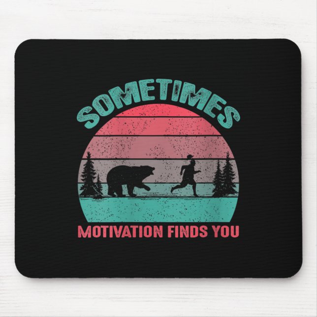 Womens Funny Running Motivational Sometimes Motiva Musmatta (Framsidan)