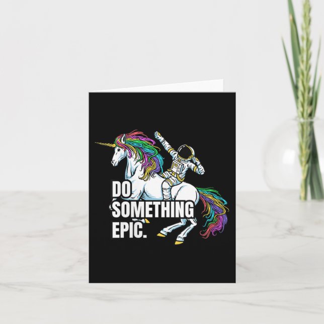 Womens Funny Spacecore Motivational Graphic, Do So Kort (Framsida)