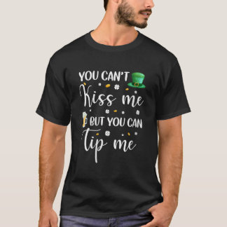 Womens Funny St patricks day Waitress Bartender Wa T Shirt