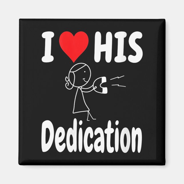 Women's Funny Valentine's Day Couple Matching I Lo Magnet (Framsidan)