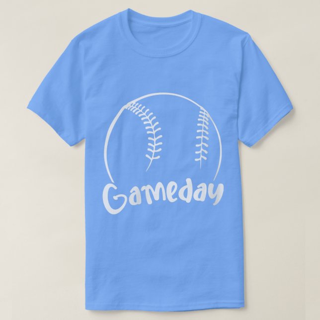 Womens Game Day Baseball Baseball Life Softball Li T Shirt (Design framsida)