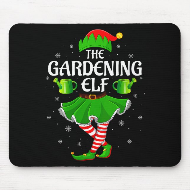 Womens Gardening Elf Christmas Family Girls Women  Musmatta (Framsidan)